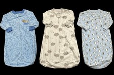 Carter's Baby Boy Fleece Warm Sleep Sack Wearable Blanket 0-9 Months 3pc LOT
