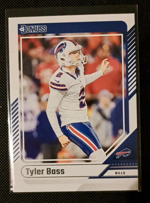 Panini Donruss Football 2024 Tyler Bass Bills #224 NFL Trading Card