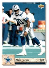 1992 Upper Deck Alvin Harper #470 Dallas Cowboys