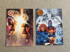 1993 MARVEL COMICS X-MEN PIZZA HUT PROMO CARD Magneto Jean Grey Angel Beast