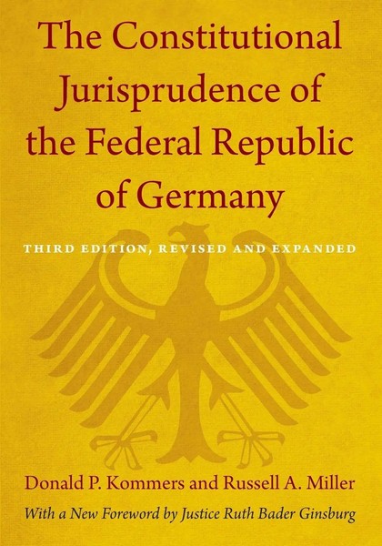 The Constitutional Jurisprudence Of The Federal Republic Of Germany Kommers Buch-image