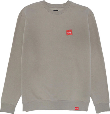 CHOCOLATE SQUARE LOGO CREW/SWT-CEMENT GREY-XL