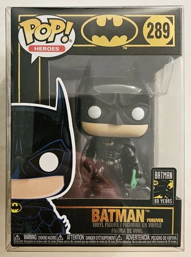 FUNKO POP HEROES 289 BATMAN (FOREVER) FIGURE with PROTECTOR FAST SHIPPING