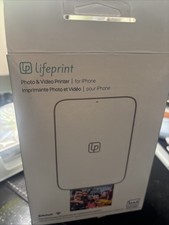 New Lifeprint 3x4.5 Portable Photo and Video Printer for iPhone