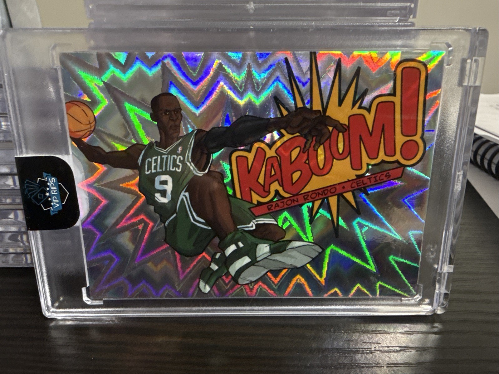 2013-14 Panini Innovation Rajon Rondo #1 Kaboom Case Hit SSP