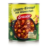 Erasco Linsen-Eintopf Mit WüRstchen 800G Fertigessen (1Er Pack)