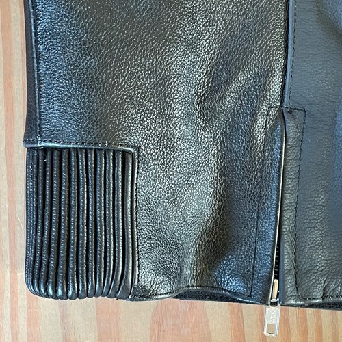 Cortech LNX Black Leather Motorcycle Street Jacket ZipOut Liner Women XL/14 READ - Picture 20 of 24