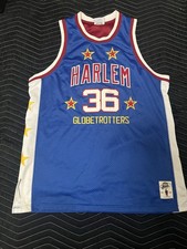 Harlem Globetrotters 2002 Meadowlark Lemon 36 jersey FUBU L 75th Anniversary
