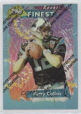 1995 Topps Finest Rookie Refractor Kerry Collins #261 uk2