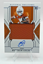 2025 National Treasures Collegiate - Matthew Golden #52 Blue /49 (AU, MEM, RC)