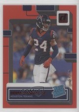 2022 Panini Clearly Donruss Rated Rookie Red 3/49 Derek Stingley Jr #94 0c6