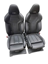 2023-2025 Bmw M2 G87 Front Seat Complete Assy Set Left Right Black Leather Blue