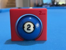 Pool Stroke and Aim Trainer, Billiards, Cue Balls 2mm Clearance. Great Gift