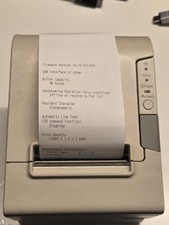 Epson TM-T88V USB Bondrucker Beige 80mm Breite Netzteil USB Anschluss