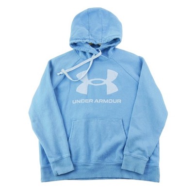 Under Armour Light Blue Hoodie Women Size L #QWE1610