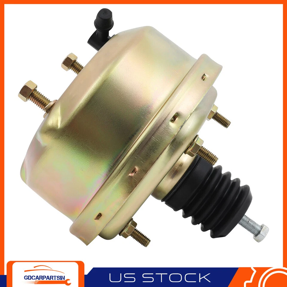 Para Chevy Ford Universal Street Rod Disco Tambor Freno Booster 7" Solo Diafálico Zinc Foto 2 de 4