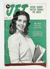 1960 April 7 JET Magazine Sammy Davis Jr. Ella Fitzgerald Gandhi Tactics