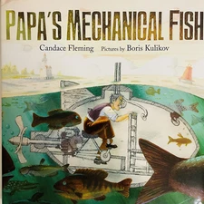 Papa's Mechanical Fish story of Submarine Inventer Lodner Phillips HCDJ