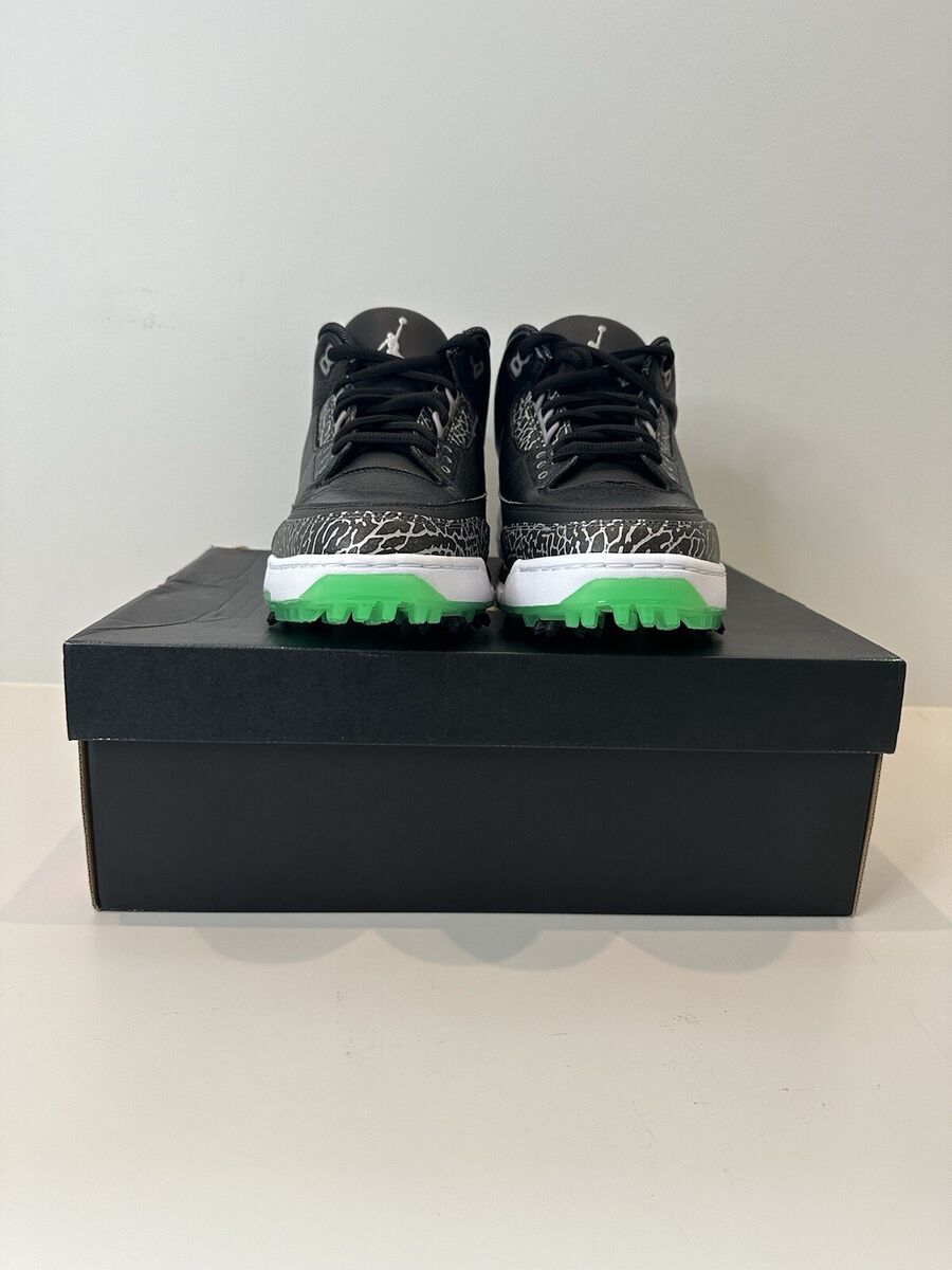🔥 Rare Air Jordan 3 Retro Golf Green Black Size 10.5 Brand 🔥 Rare Air Jordan 3 Retro Golf Green Black Size 10.5 Brand