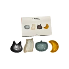 LE CREUSET Set of 4 Mini Halloween Dish Bowls