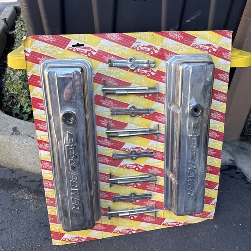 NOS Vintage Lil John’s Performance Small Block Chevy Power SBC Valve Covers 350