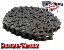 #08B Metric Standard Roller Chain 10 Feet with 1 Connecting Link