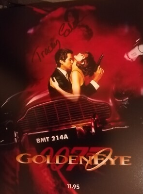 Foto aus James Bonds Goldeneye signiert von Tracey Eddon