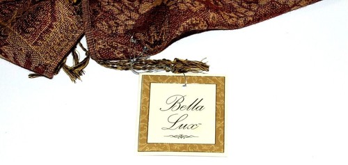 NWT WOMEN`S BELLA LUX SCARF BROWN 68 INCH - LENGTH; 27 1/2 INCH - WIDTH - Picture 2 of 9