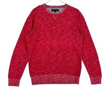 Tommy Hilfiger Men's Red Crew Neck Sweater Size M