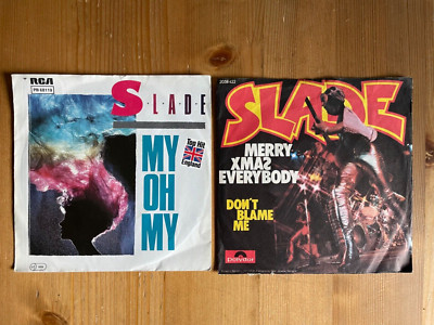 2x Slade - Merry Xmas Everybody + My Oh My - 7'' Single