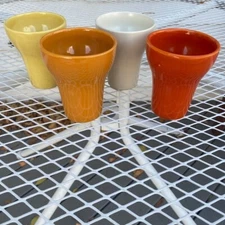 Vintage Sierra Pottery Mugs/Tumblers - Set of 4 (California Pottery)