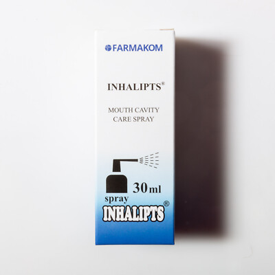 Inhalipts Mundspray zur Mundpflege mit Miramistin und ätherischen Ölen 30 ml