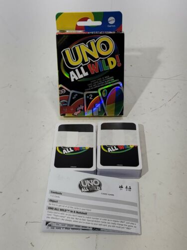 Jogo De Cartas Uno All Wild - Mattel Hhl33