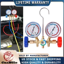 A/C AC 1/4 SAE Car Air Conditioner Diagnostic Recharge Measuring Kits R12 Only