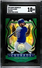 2020 Panini Chronicles Crusade #16 Pete Alonso GREEN PRIZM /50 SGC 10 GEM MINT