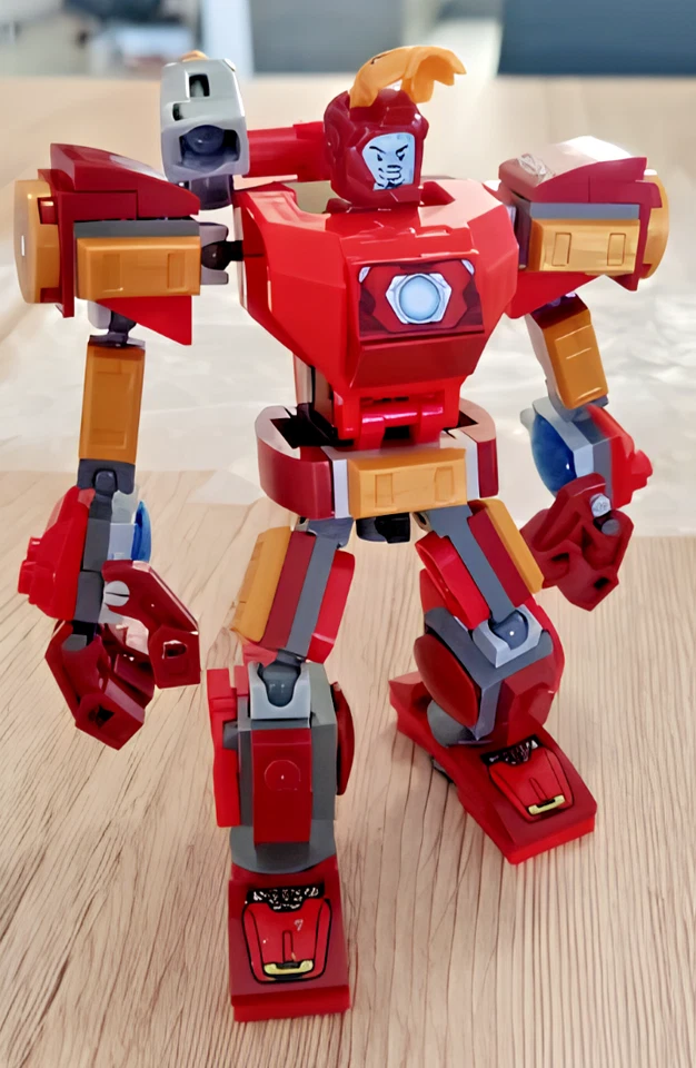 Juego de bloques de construcción Iron Man - rompecabezas 3D - con manual de instrucciones en papel Foto 2 de 3