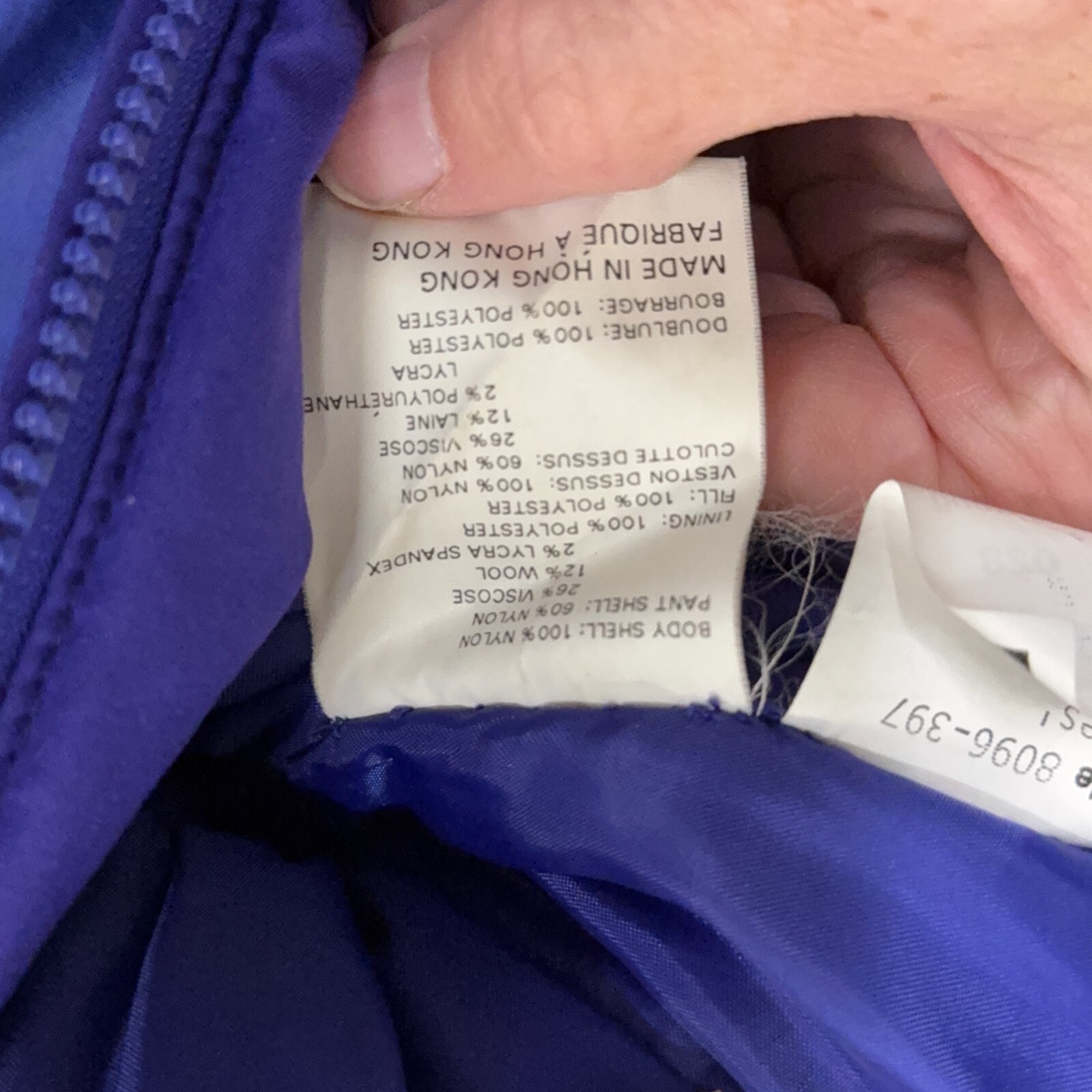 Tyrolia Skiwear Snowsuit Head Ski Suit Womens Petite 8 Purple Microseal Vintage