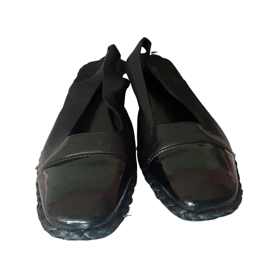 Worthington 尺码 8M 露跟黑色皮革浅口鞋封闭式 CapToe — 第 4/4 张图片