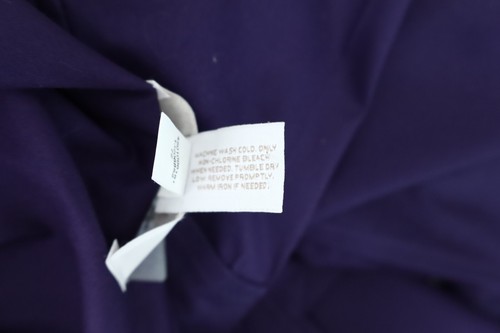 NEU CHICO'S Damen BÜGELFREI Baumwolle Langarm Bluse Deep Purple Größe 2 M L - Bild 8 von 14
