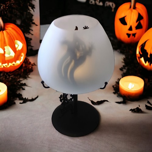 Partylite Halloween Shadow Dancers Candle Holder Votive Tealight Scary Ghosts - Picture 18 of 20