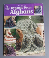 Crochet Dynamic Decor Afghans - 8 worsted wt designs - Annie's Attic 873251