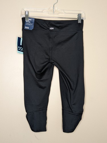 DSG Girl's Knot Hem Performance Capri Pants - Black - Large - Picture 2 of 2