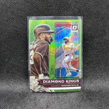 Fernando Tatis #28 Diamond Kings Green Prizm 2022 Donruss Optic Baseball Padres