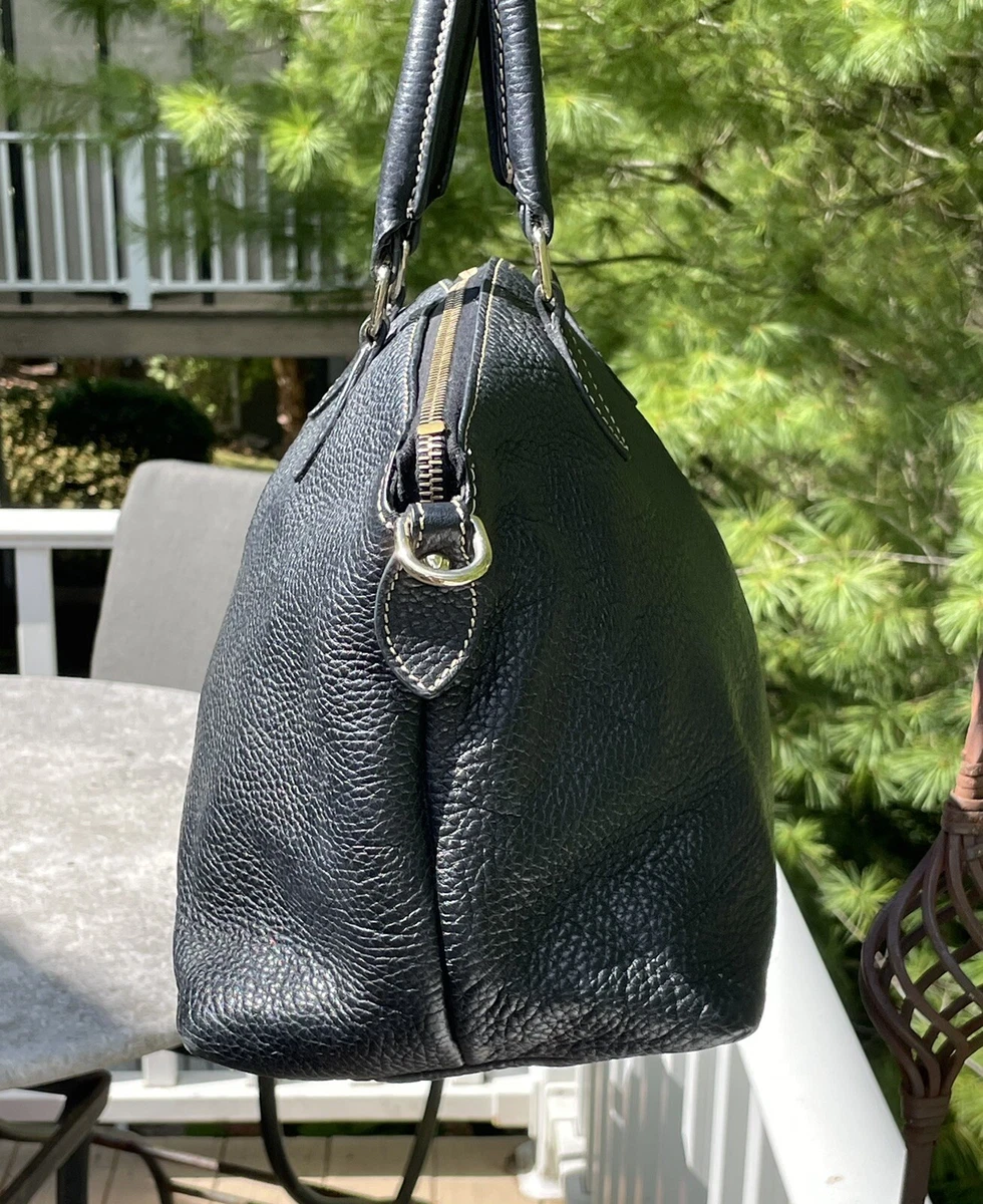 Vintage Dooney & Bourke Black Leather Crossbody