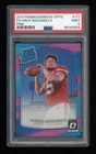 2017 Panini Donruss Optic Pink Prizm #177 Patrick Mahomes II RC Rookie PSA 9