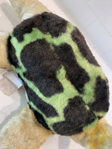 Vintage 1960s TURTLE TORTOISE Ganz Bros Toronto 16” Plastic Eyes 1963 Stuffed - Picture 9 of 12