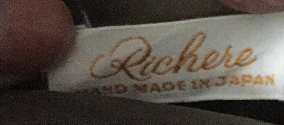 Bolso Richere Vintage Cobre Dorado Vidrio Semilla Cuentas Hecho a Mano Japón Foto 3 de 4