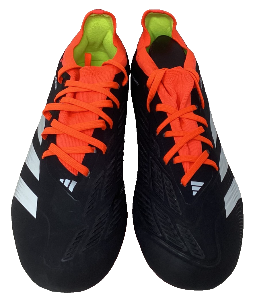 ブースタープロ Adidas Men's Predator Pro FG Soccer Cleats Black/White/Solar Red