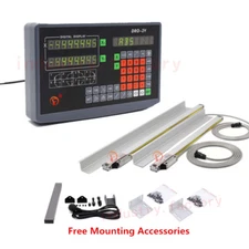 2Axis Digital Readout Linear Scale DRO Display 500&650mm Milling Lathe Encoder 