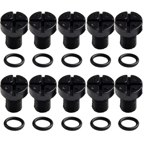 For BMW E36 E39 E90 E53 Engine Coolant Bleeder Screw 17111712788 10Pcs W/O-Ring - Picture 4 of 16